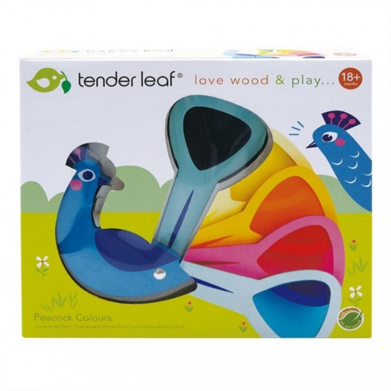 Tender Leaf Peacock Colours